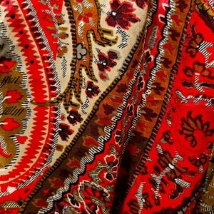 ZARA Paisley Satin Dress